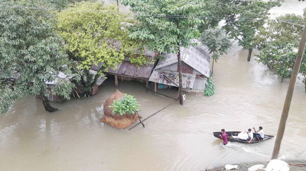 তৃতীয় দফায় সিলেট ও গাইবান্ধায় বন্যা